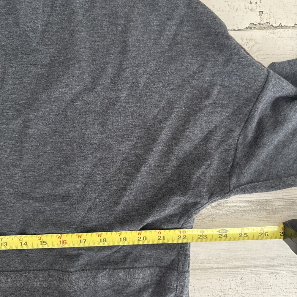 SOMA Women's Open Front Cardigan Sweater Gray 3/4‎ Sleeve; Size L - Picture 6 of 6